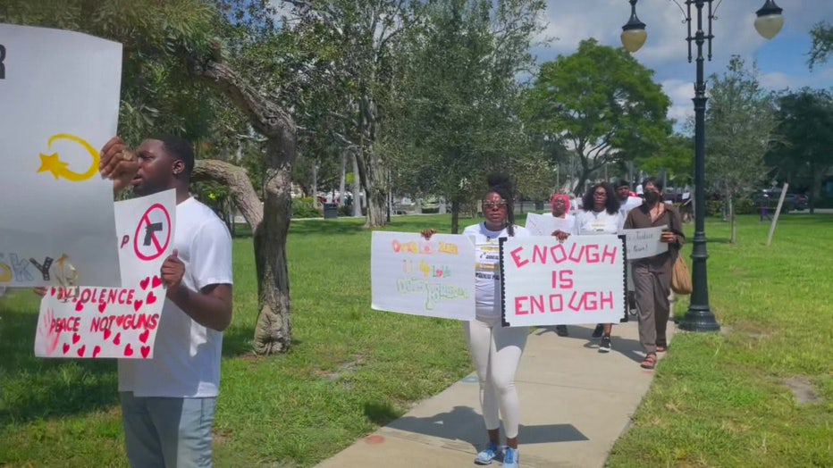 Dozens gathered in St. Pete to bring awareness.