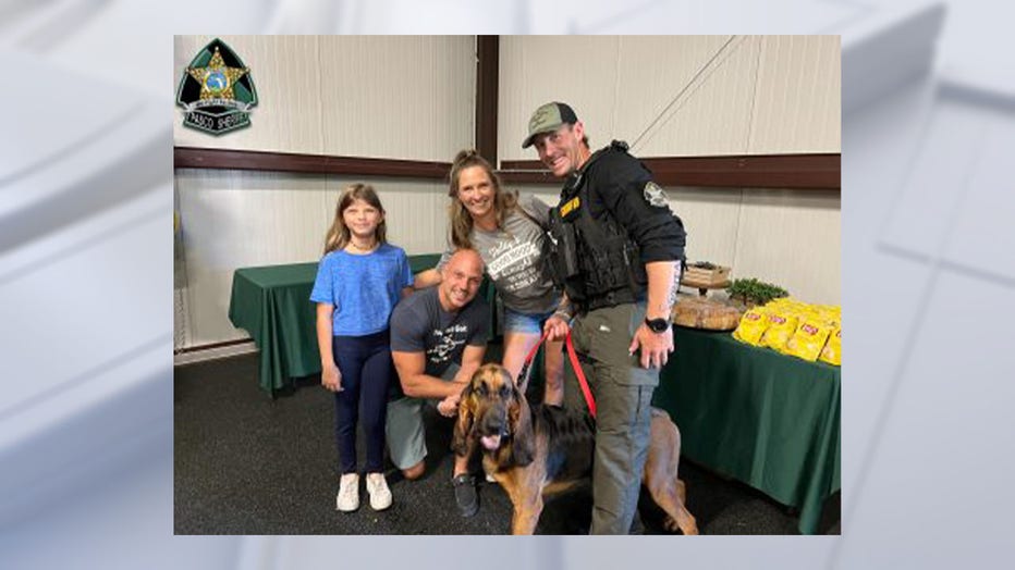 K-9 Dream's partner is Dep. Patrick. Courtesy: Pasco Sheriff's Office