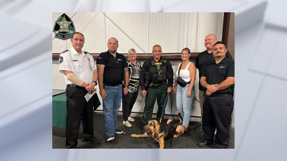 K-9 Simon's partner is Dep. Leyton. Courtesy: Pasco Sheriff's Office