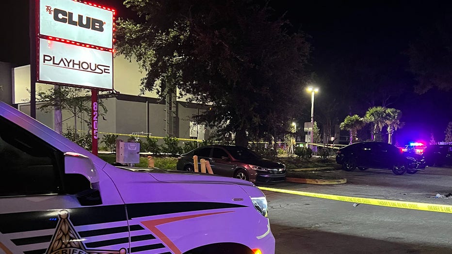 Officials say there was a deadly shooting at Playhouse Gentlemans Club.