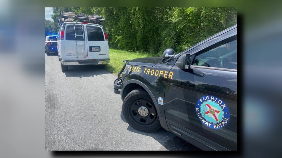 Troopers say Aguilar was smuggling a van full of migrants into Florida last month.