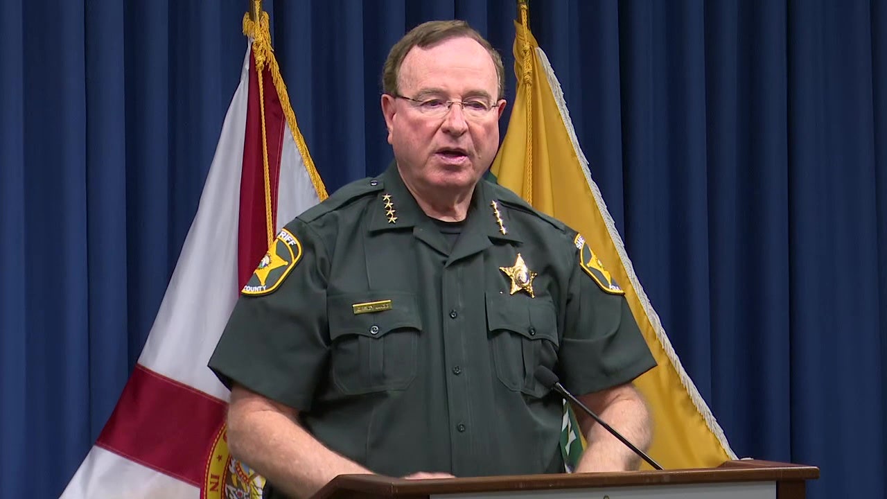 Sheriff Grady Judd holding press conference after murder-suicide in Polk County