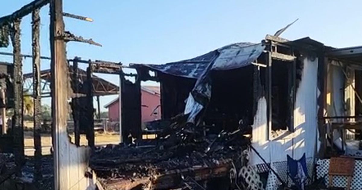 Dover mobile home engulfed in flames: HCFR | FOX 13 Tampa Bay