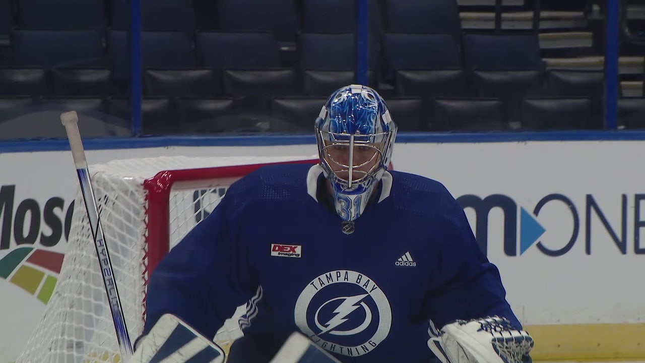 Jonas Johansson stepping into new role after Vasilevskiy sidelined