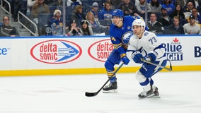 Cozens scores game-winning goal in OT, lifts Buffalo Sabres to 3-2 win over Tampa Bay Lightning