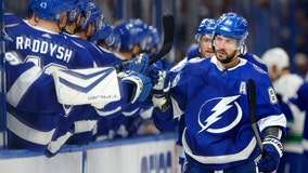 Nikita Kucherov scores twice, Lightning beat Canucks 4-3 to end 3-game winless streak