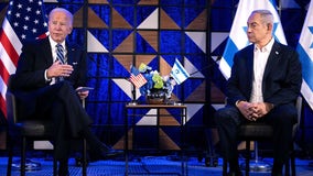 Biden wraps up his visit to wartime Israel with warning against being 'consumed' by rage