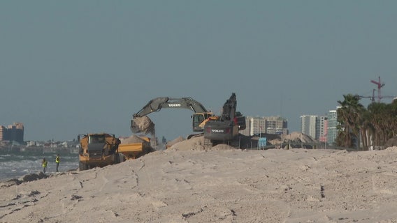 Dune restoration starts at Belleair Beach after Hurricane Idalia and EF-2 tornado
