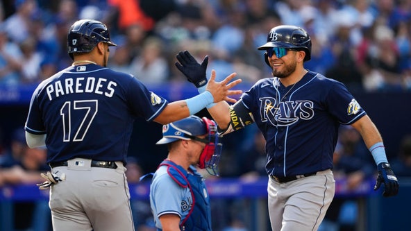 Rays beat Blue Jays 12-8 in game 162 to help set up wild card series against Rangers