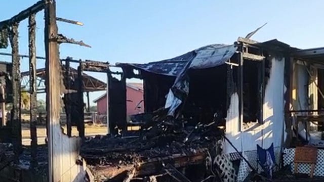 Dover mobile home engulfed in flames: HCFR