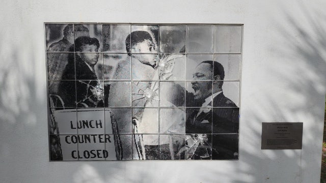 Tampa police investigate vandalism to art depicting African American history at park