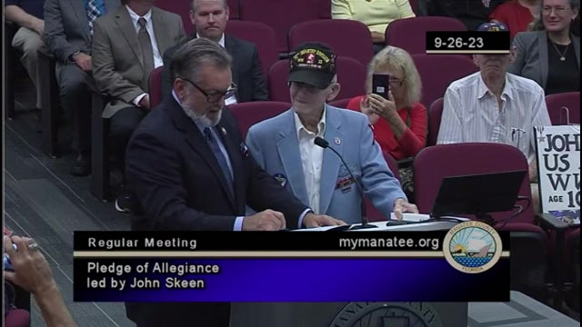 Manatee County World War II veteran turns 105, honored with his own day