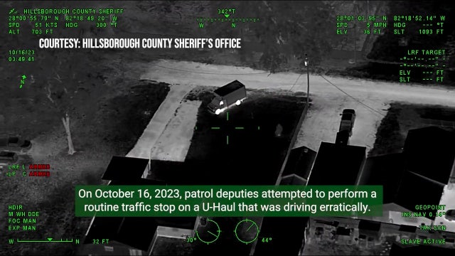 Known felon arrested after trying to elude Hillsborough County deputies in U-Haul truck