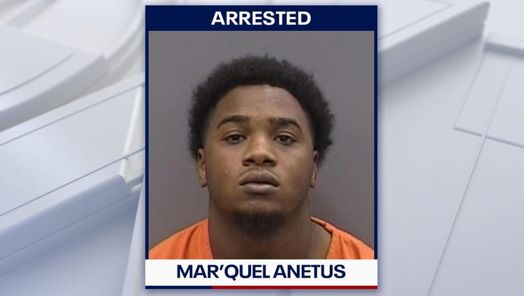 Mar’Quel Anetus was arrested on Monday, according to deputies.
