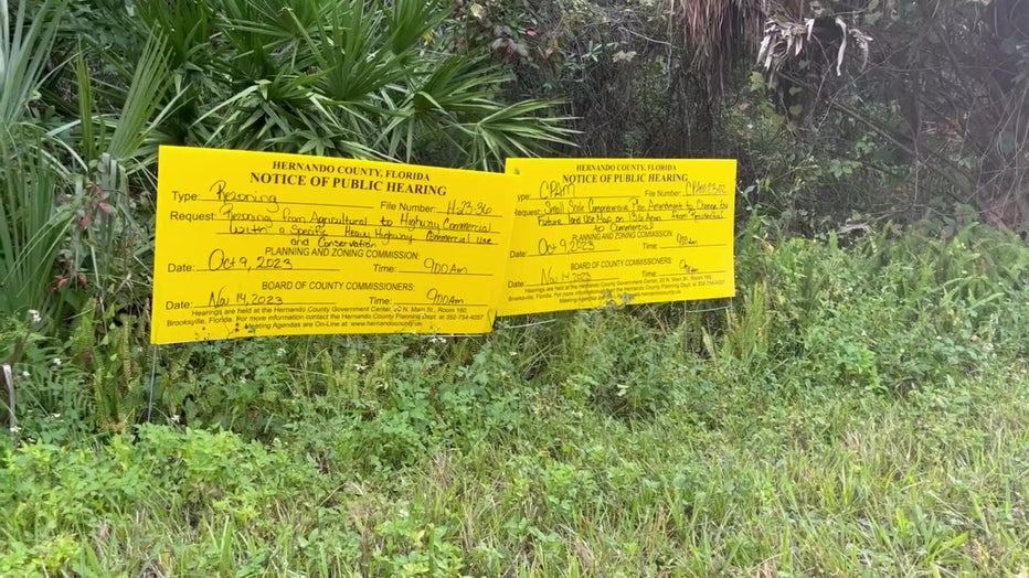 Some residents worry about chemical run off.