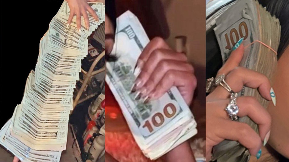 Sheriff Al Neinhaus says one of the suspects told authorities that social media posts with images of large sums of money prompted the home invasion. Images are courtesy of the Hernando County Sheriff's Office.