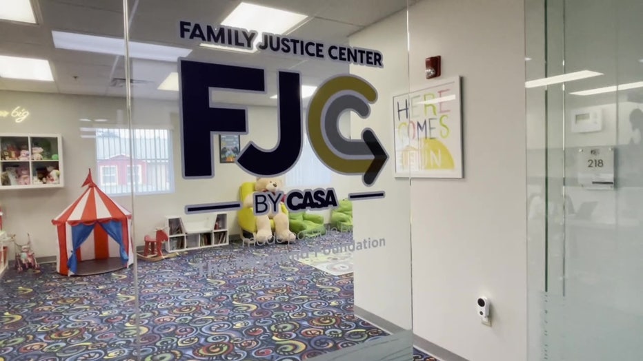 Domestic violence victims can get help from the FJC.