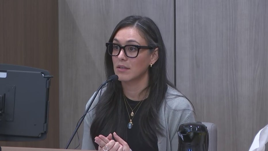 Dr. Beatriz Teppa-Sanchez testifies in 'Take Care of Maya' trial. 