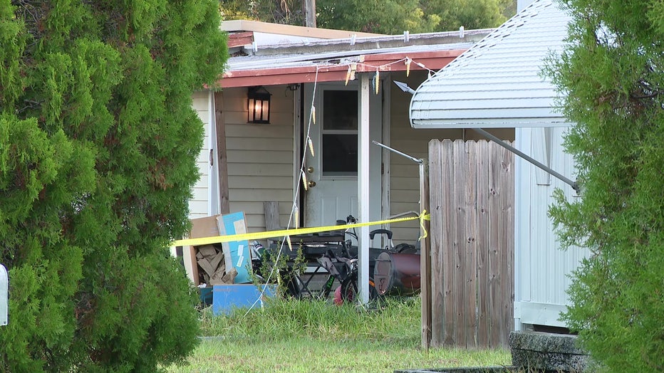 Exterior of a Largo home where a shooting occurred Friday morning.