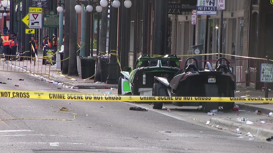 Crime scene tape in Ybor City after fatal shooting.