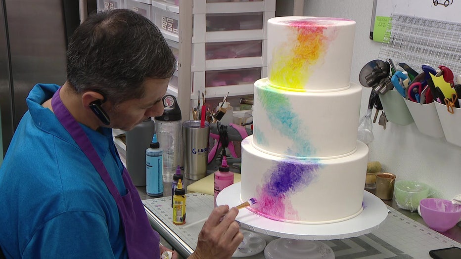 Lavallee's cake business has had some celerity customers.