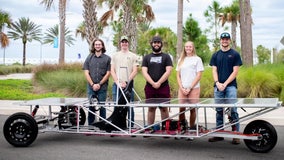 Florida Polytechnic University students build solar racing car for national competition