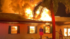 Lakeland mobile home community clubhouse engulfed in flames: LFD