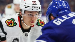 Top pick Connor Bedard's 2 goals, 2 assists help Blackhawks snap an 8-game skid vs. Lightning