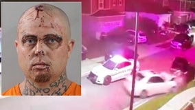 Video: Florida man with ‘all gas, no brakes’ neck tattoo crashes after fleeing Polk County crime scene