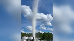 Massive dust devil spins at Florida work site: 'Run for your life!'