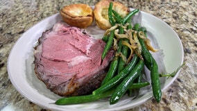 Recipe: Prime Rib with Yorkshire Puddings and Green Beans