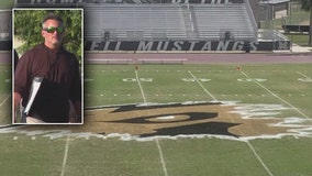 Mitchell High coach transforms football field into works of art