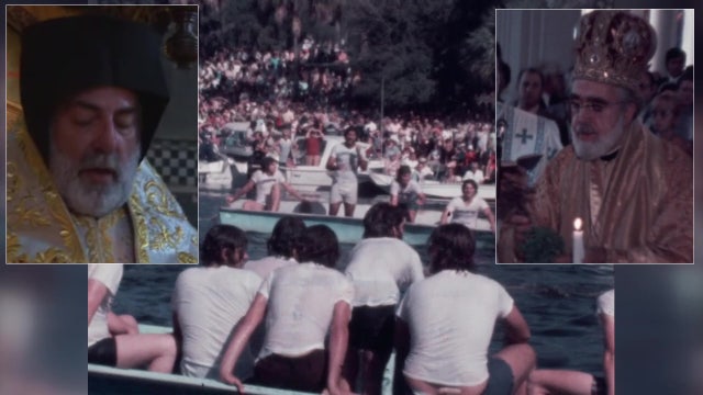 WTVT’s Lost Archives: 1974 Tarpon Springs Epiphany dive reveals tale of 2 archbishops connected by a cross