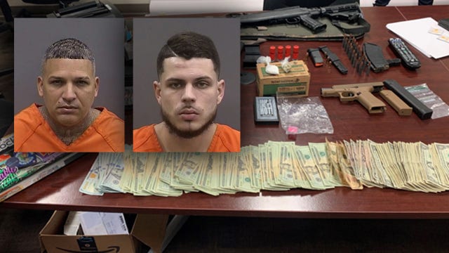 2 convicted felons arrested for guns, drugs: HCSO