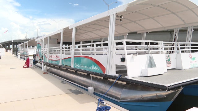 Gulf Islands Ferry sets sail on maiden voyage in Manatee County