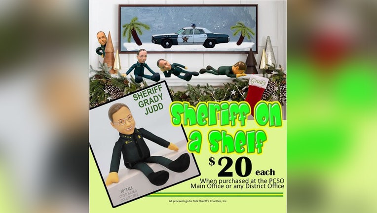 The Polk County Sheriff's Office is selling 'Sheriff on a Shelf' for $20. Image is courtesy of the Polk County Sheriff's Office.