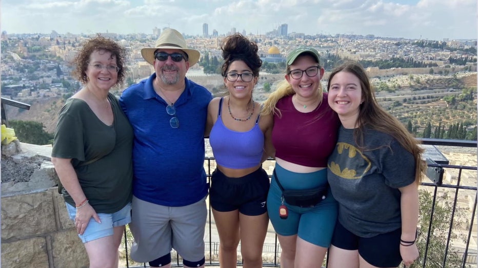 The Zins family was rescued from Israel.
