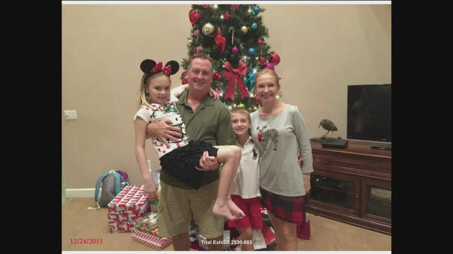 Kowalski family during a Christmas celebration before Maya was in the hospital. 