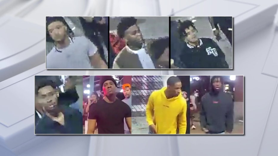 Tampa police are still searching for 7 persons of interest. Image is courtesy of TPD.