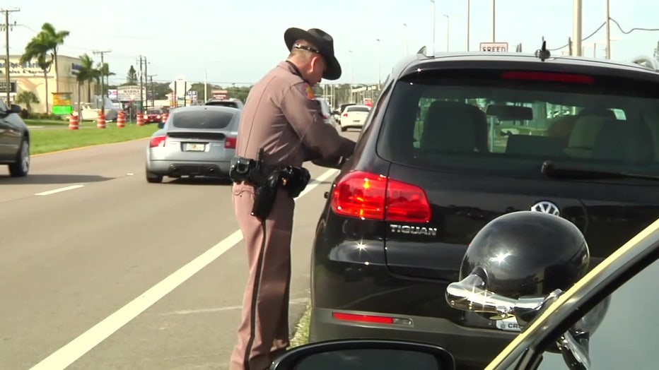 File: Trooper with stopped car