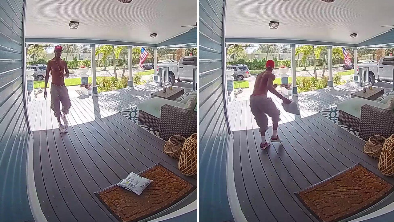 Tampa porch pirate caught on camera, arrested after stealing from