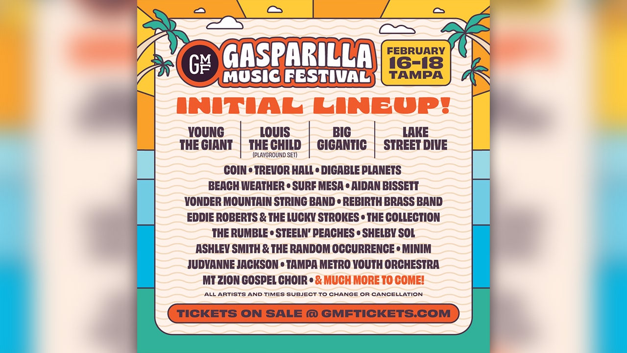 Gasparilla Music Festival announces 2024 lineup