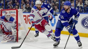 Panarin has hat trick, Shesterkin makes 34 saves on 28th birthday, and Rangers beat Lightning 5-1