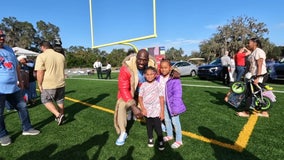 WWE star Titus Oneil's foundation hosts annual Joy of Giving Celebration