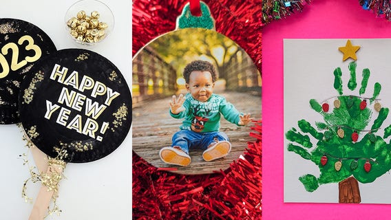 Learn how to make kid-friendly holiday crafts
