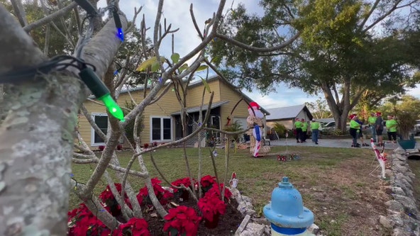 FPL decorates Sarasota veteran’s home for Christmas