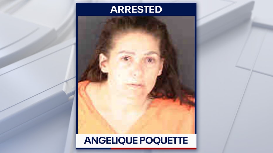 Angelique Poquette mugshot courtesy of the Sarasota Police Department. 