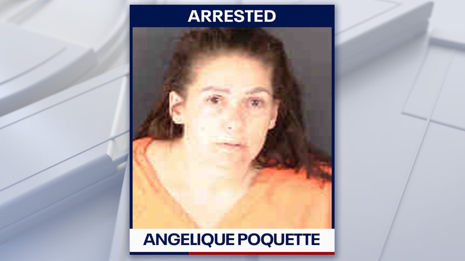 Angelique Poquette mugshot courtesy of the Sarasota Police Department.