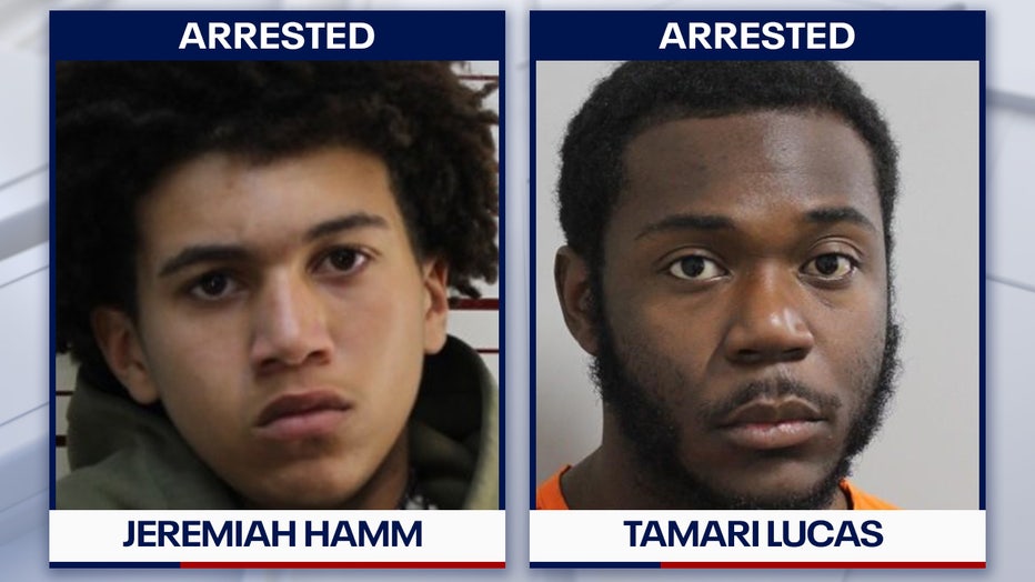 Jeremiah Hamm and Tamari Lucas mugshots courtesy of the Polk County Sheriff's Office.