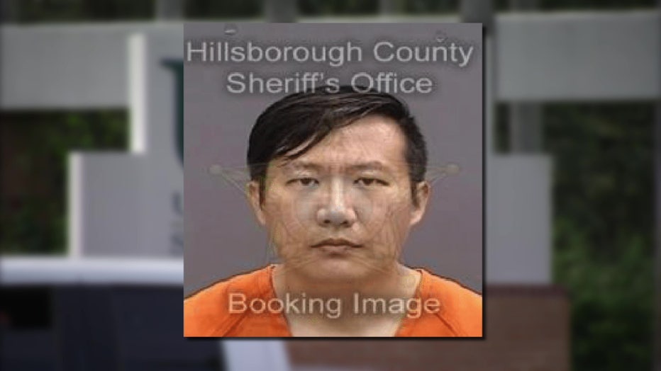 Xuming Li mugshot courtesy of Hillsborough County Sheriff's Office. 